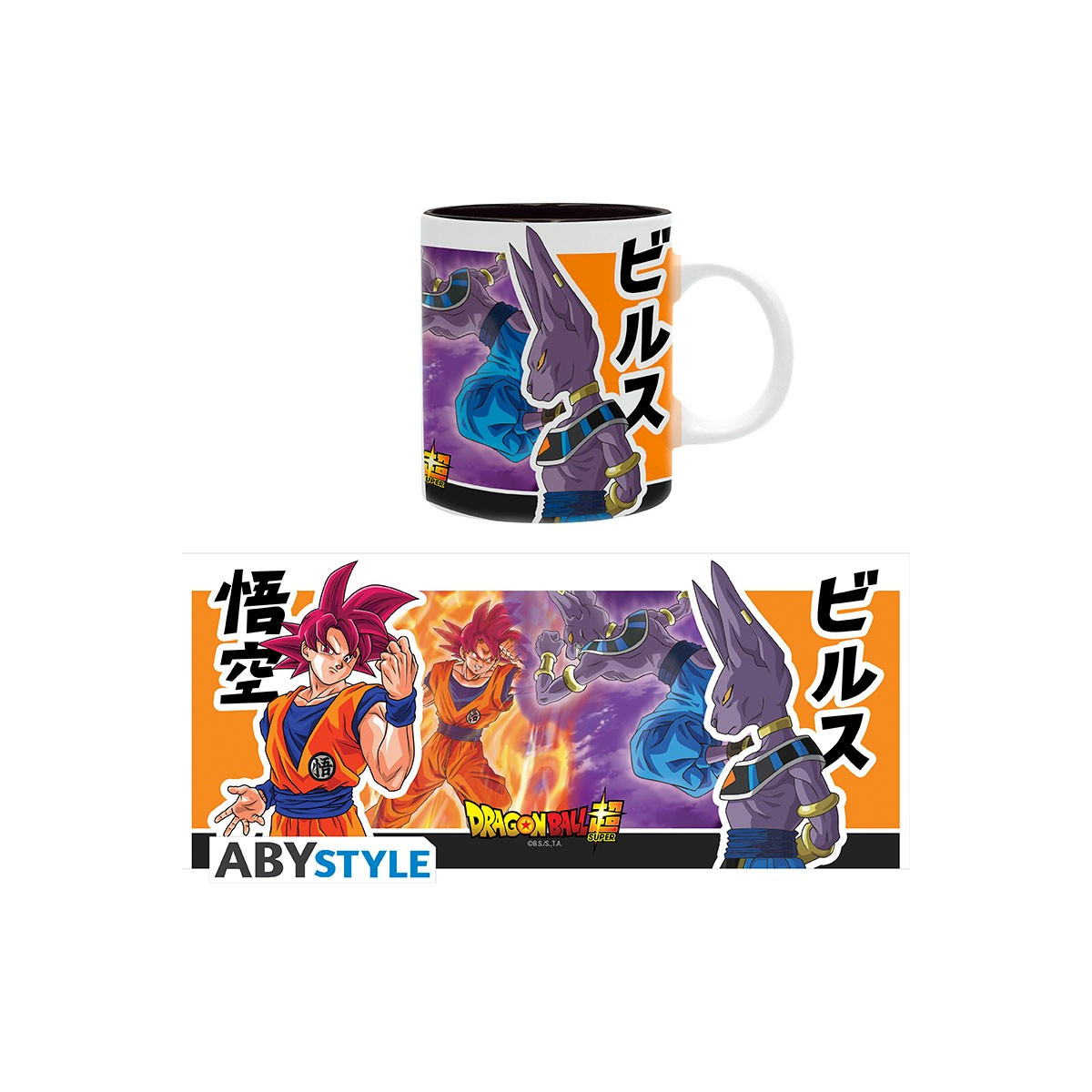 ABYstyle - Dragon Ball SUPER Mug Beerus VS Goku 320ml