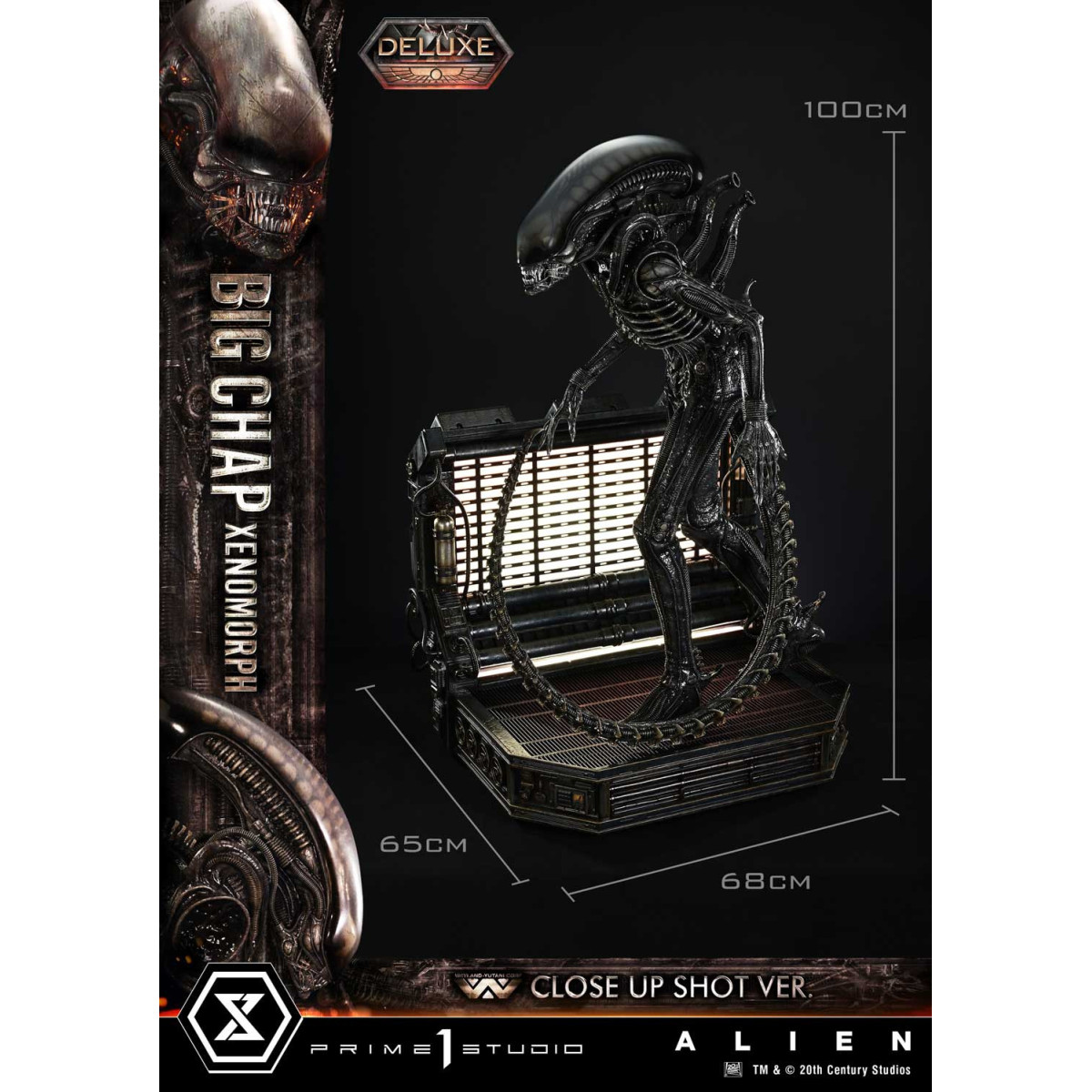 Prime 1 Studio - Big Chap Xenomorph Close Up Shot Ver. DX Bonus Version - Alien (1979) Museum Masterline XL 1/3