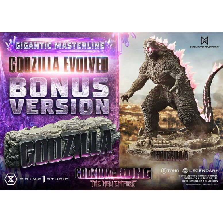 Prime 1 Studio - Godzilla Evolved Bonus Ver. - Godzilla x Kong: The New Empire Gigantic Masterline Series