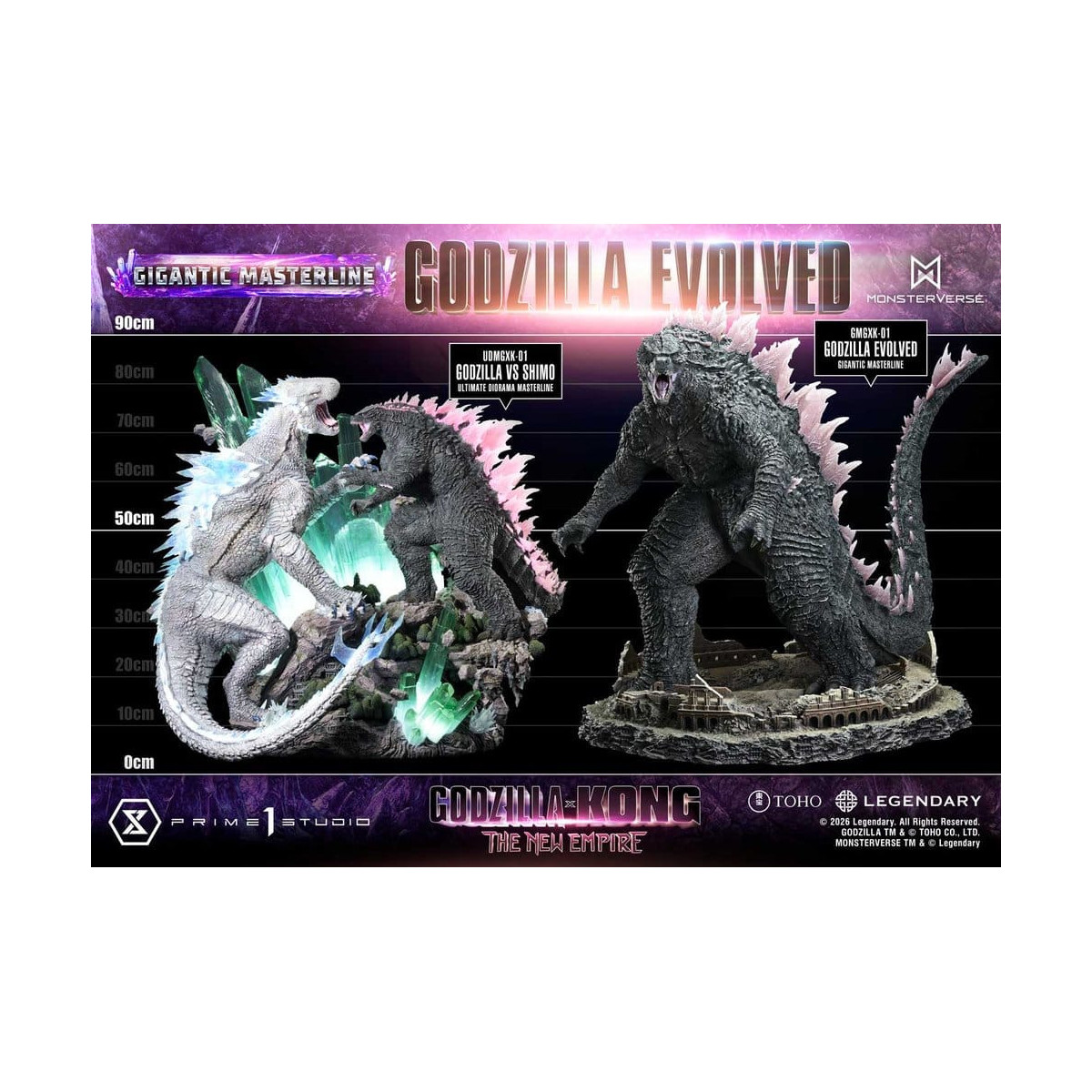 Prime 1 Studio - Godzilla Evolved Bonus Ver. - Godzilla x Kong: The New Empire Gigantic Masterline Series