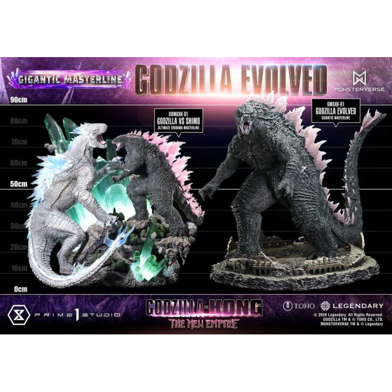 Prime 1 Studio - Godzilla Evolved Bonus Ver. - Godzilla x Kong: The New Empire Gigantic Masterline Series