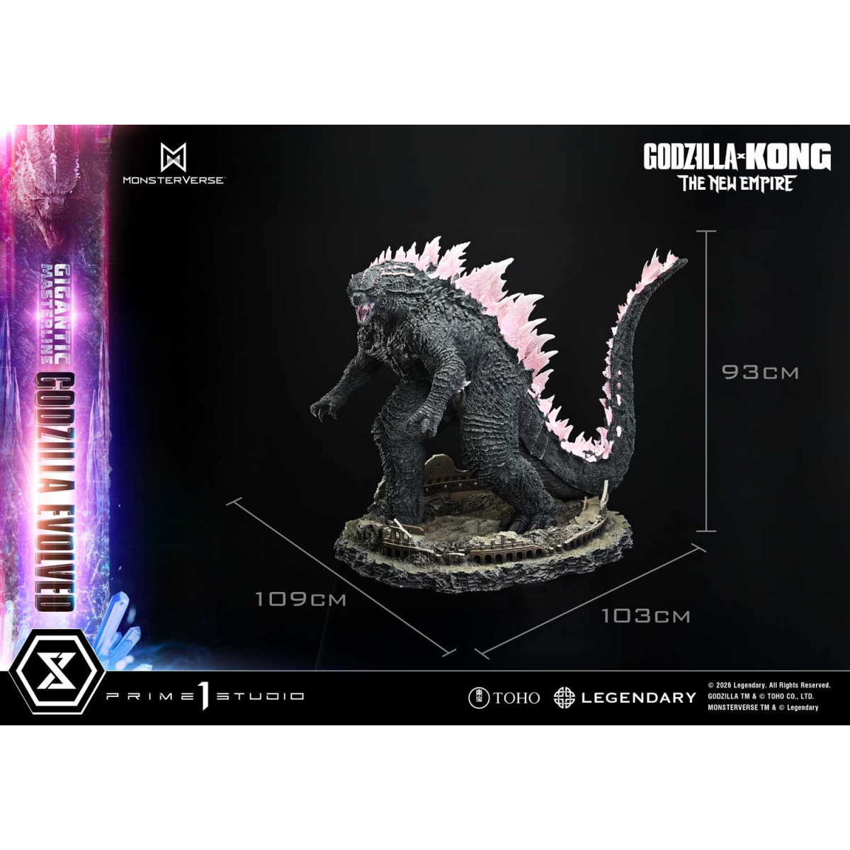 Prime 1 Studio - Godzilla Evolved Bonus Ver. - Godzilla x Kong: The New Empire Gigantic Masterline Series