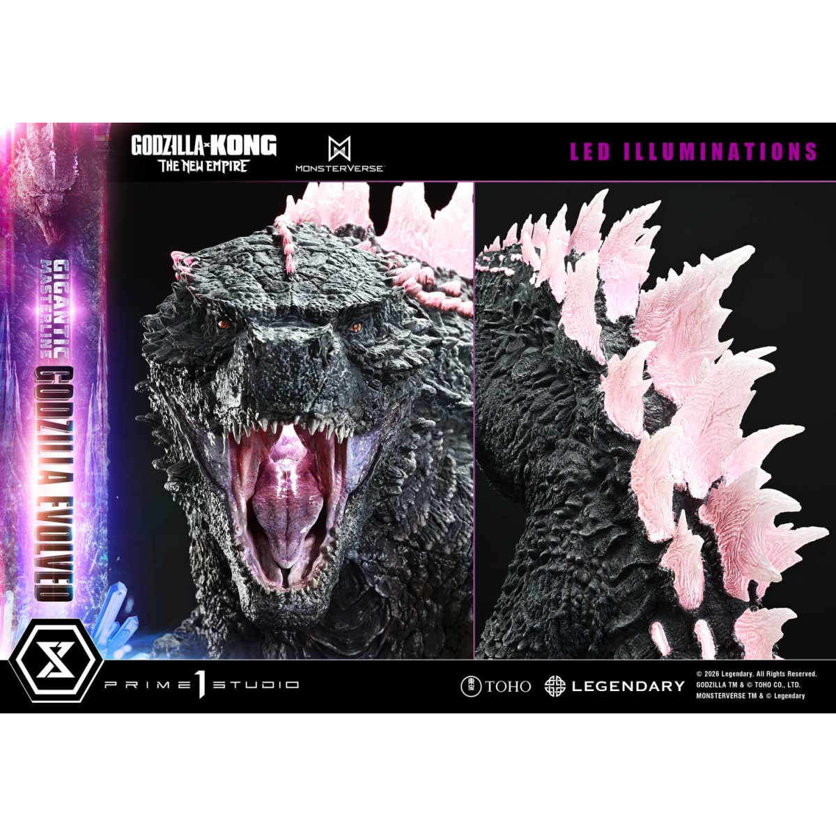 Prime 1 Studio - Godzilla Evolved Bonus Ver. - Godzilla x Kong: The New Empire Gigantic Masterline Series