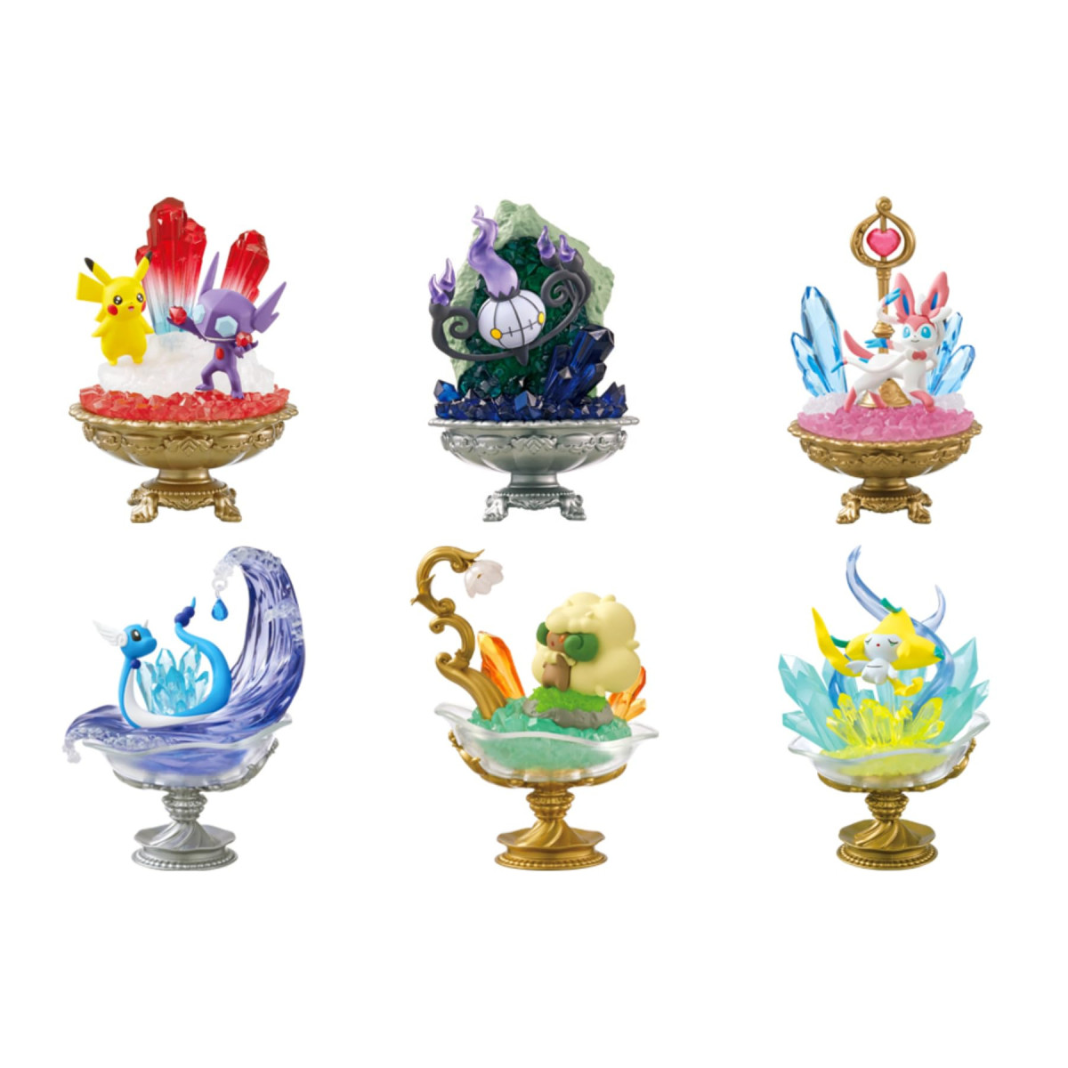 Re-Ment - Pokémon - GEMSTONE COLLECTION 2 set of 6 figures in blind box.