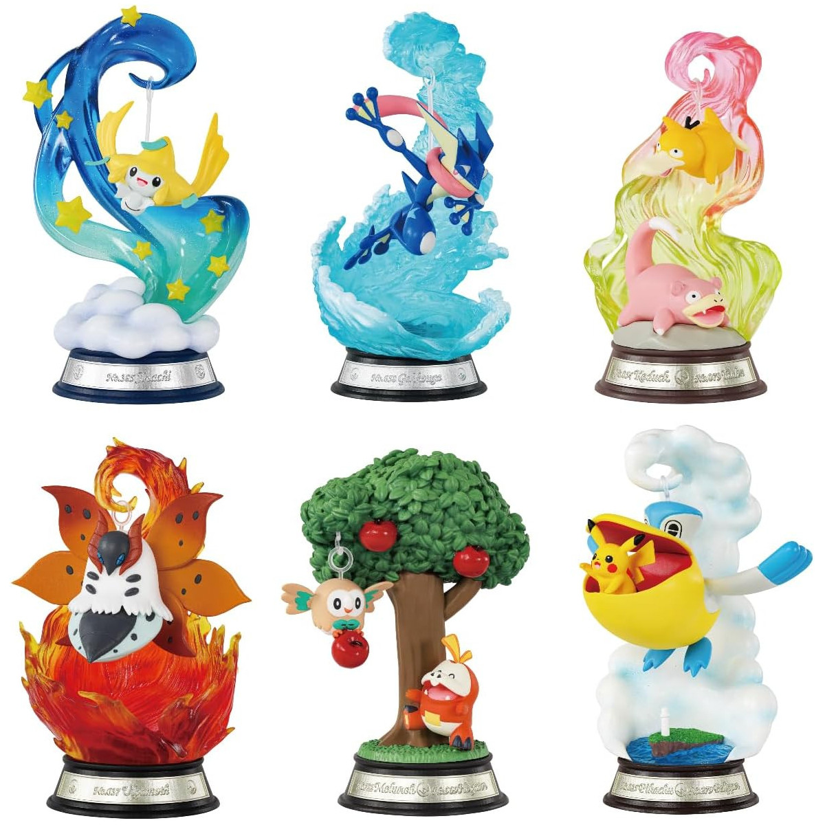 Re-Ment - Pokémon - SWING VIGNETTE COLLECTION 3 set of 6 figures in blind box.