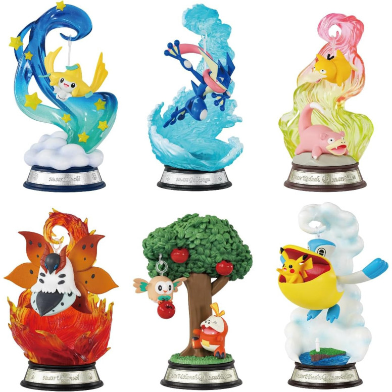 Re-Ment - Pokémon - SWING VIGNETTE COLLECTION 3 set of 6 figures in blind box.