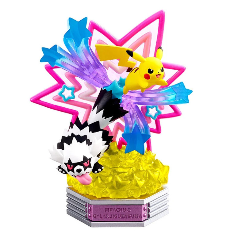 Re-Ment - Pokémon - NEON PARTY set of 6 figures in blind box.