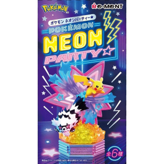 Re-Ment - Pokémon - NEON PARTY set of 6 figures in blind box.