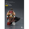 JoyToy Space Marines - White Scars - Hibou Khan,Seeker of Atonement,with power sword "The Breath of the Storm" 1/18