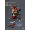 JoyToy Space Marines - White Scars - Hibou Khan,Seeker of Atonement,with power sword "The Breath of the Storm" 1/18