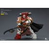 JoyToy Space Marines - White Scars - Hibou Khan,Seeker of Atonement,with power sword "The Breath of the Storm" 1/18