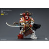JoyToy Space Marines - White Scars - Hibou Khan,Seeker of Atonement,with power sword "The Breath of the Storm" 1/18
