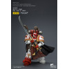 JoyToy Space Marines - White Scars - Hibou Khan,Seeker of Atonement,with power sword "The Breath of the Storm" 1/18