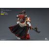 JoyToy Space Marines - White Scars - Hibou Khan,Seeker of Atonement,with power sword "The Breath of the Storm" 1/18