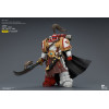 JoyToy Space Marines - White Scars - Hibou Khan,Seeker of Atonement,with power sword "The Breath of the Storm" 1/18