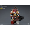 JoyToy Space Marines - White Scars - Hibou Khan,Seeker of Atonement,with power sword "The Breath of the Storm" 1/18