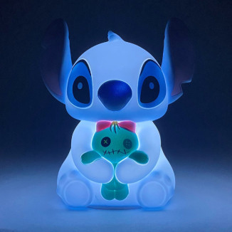 Grand Jester Studios Lilo & Stitch - Stitch and Souillon light-up figure.