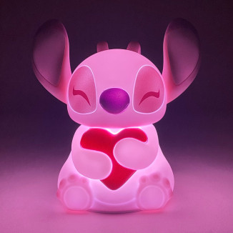 Grand Jester Studios Lilo & Stitch - Angel and the heart luminous figurine