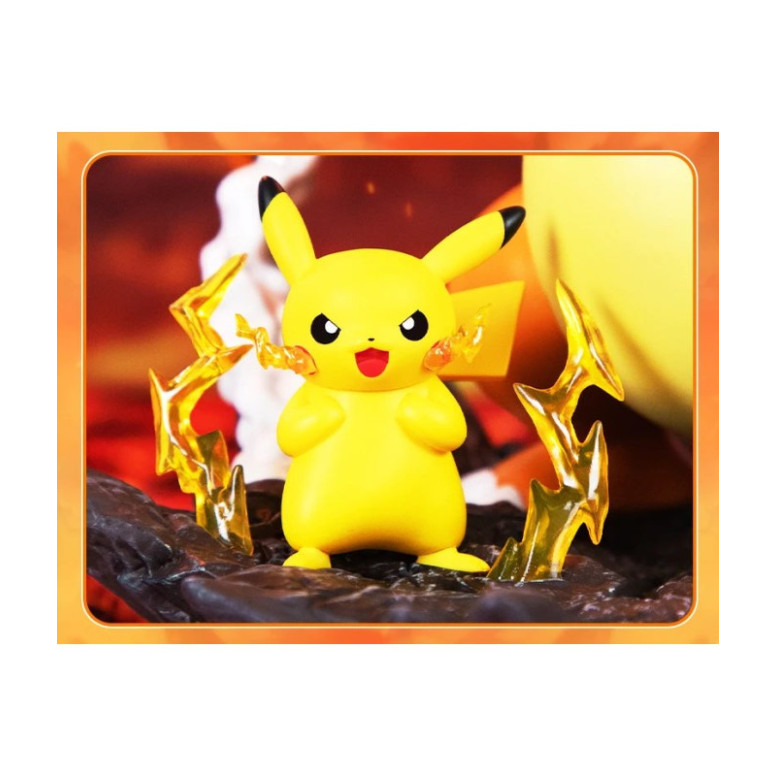 Funism - Pokemon Prime Figure - PIKACHU & DRACAUFEU