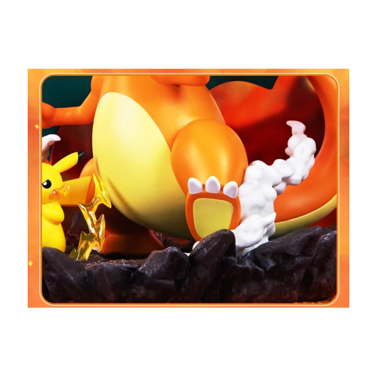 Funism - Pokemon Prime Figure - PIKACHU & DRACAUFEU