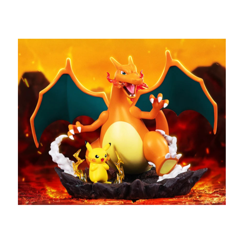 Funism - Pokemon Prime Figure - PIKACHU & DRACAUFEU