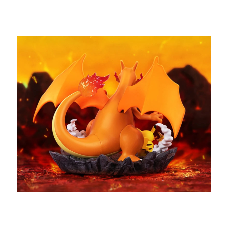 Funism - Pokemon Prime Figure - PIKACHU & DRACAUFEU