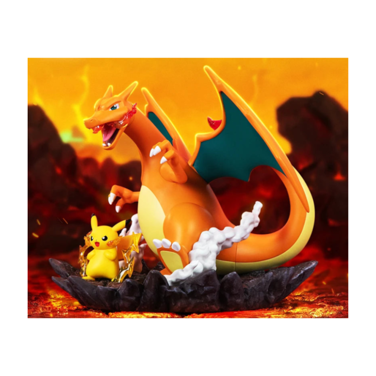 Funism - Pokemon Prime Figure - PIKACHU & DRACAUFEU