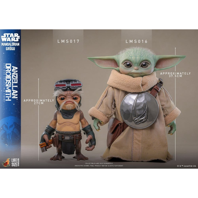 Hot toys Star Wars - Anzellan Droidsmith Life-Size Masterpiece Series - Star Wars: The Mandalorian & Grogu