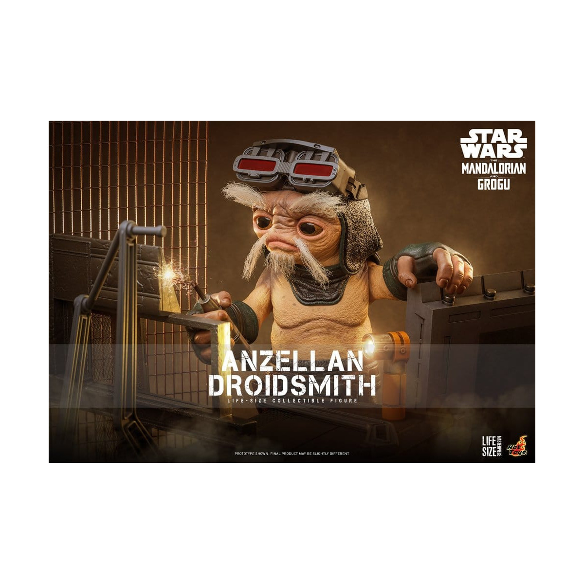 Hot toys Star Wars - Anzellan Droidsmith Life-Size Masterpiece Series - Star Wars: The Mandalorian & Grogu