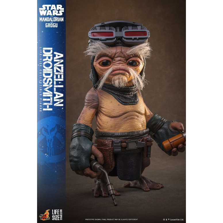 Hot toys Star Wars - Anzellan Droidsmith Life-Size Masterpiece Series - Star Wars: The Mandalorian & Grogu