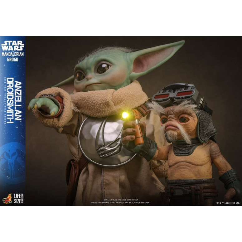Hot toys Star Wars - Anzellan Droidsmith Life-Size Masterpiece Series - Star Wars: The Mandalorian & Grogu