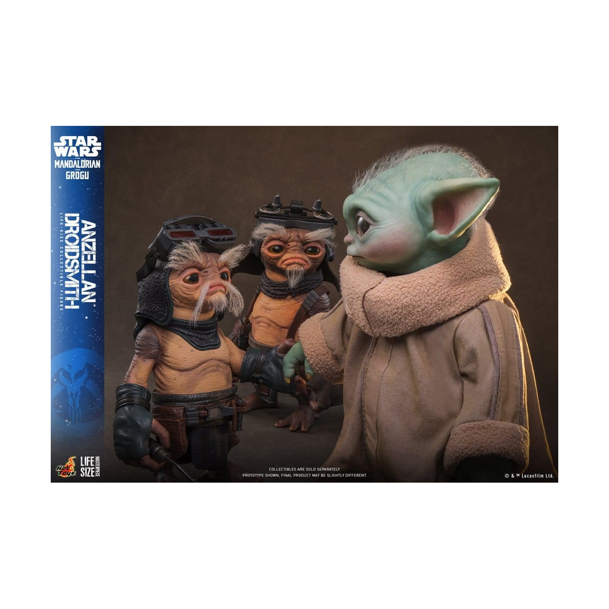 Hot toys Star Wars - Anzellan Droidsmith Life-Size Masterpiece Series - Star Wars: The Mandalorian & Grogu