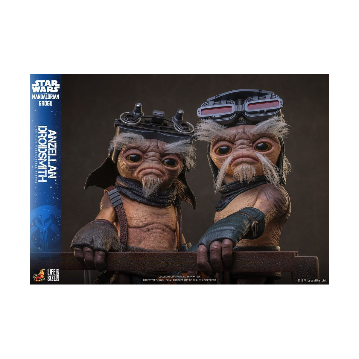 Hot toys Star Wars - Anzellan Droidsmith Life-Size Masterpiece Series - Star Wars: The Mandalorian & Grogu