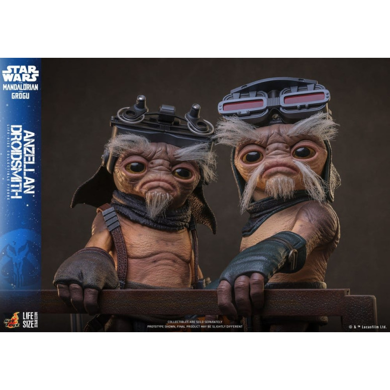 Hot toys Star Wars - Anzellan Droidsmith Life-Size Masterpiece Series - Star Wars: The Mandalorian & Grogu