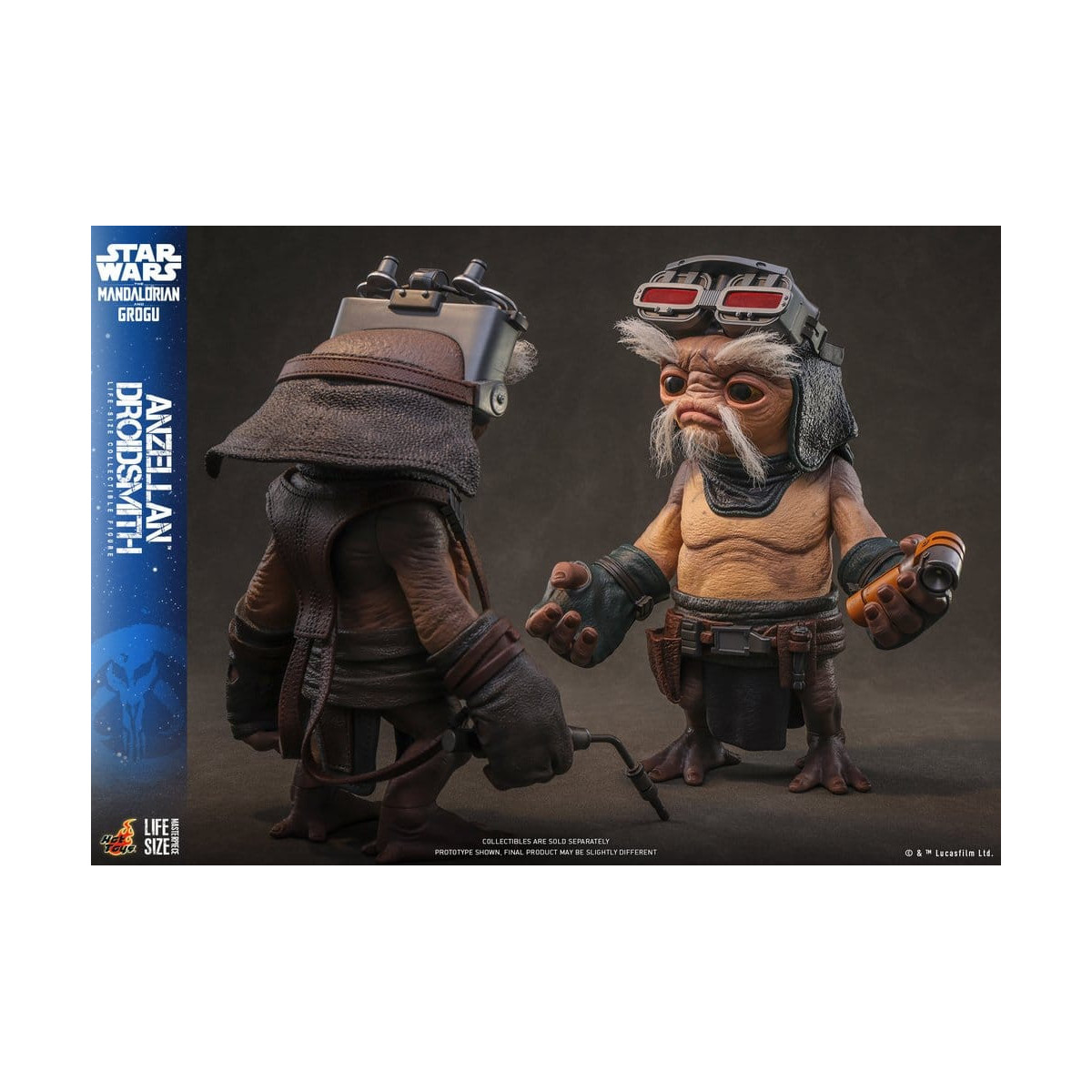 Hot toys Star Wars - Anzellan Droidsmith Life-Size Masterpiece Series - Star Wars: The Mandalorian & Grogu
