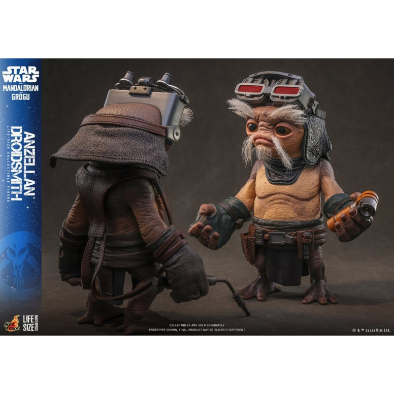 Hot toys Star Wars - Anzellan Droidsmith Life-Size Masterpiece Series - Star Wars: The Mandalorian & Grogu