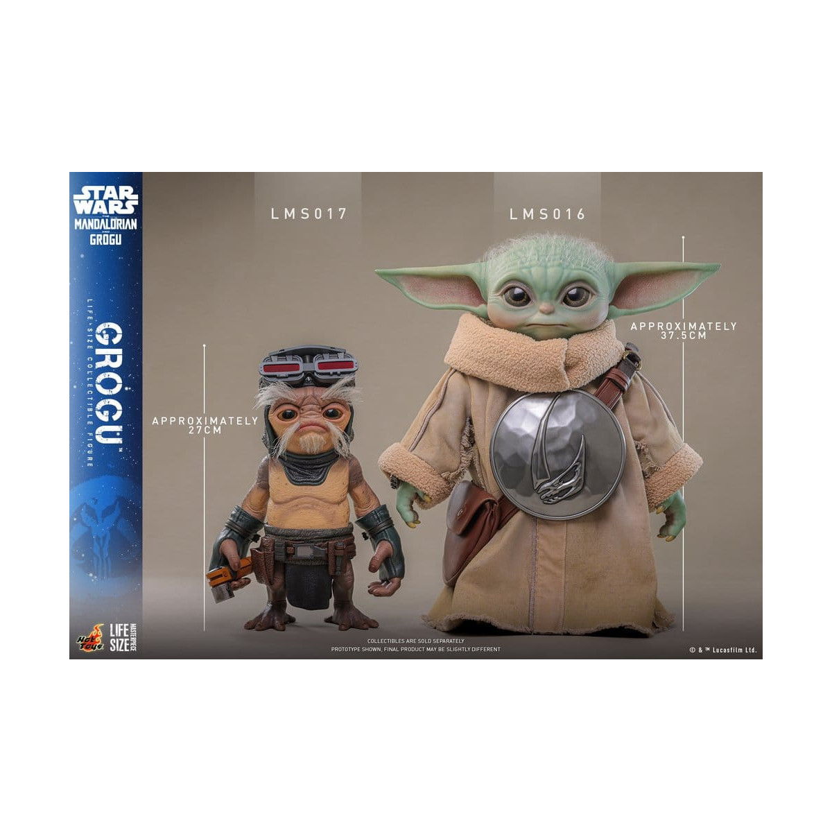 Hot toys Star Wars - Grogu 1/1 - Star Wars: The Mandalorian & Grogu
