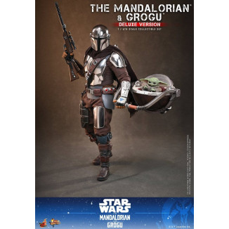 Hot Toys Star Wars - The Mandalorian and Grogu (Deluxe Version) MMS 1/6 - Star Wars: The Mandalorian & Grogu