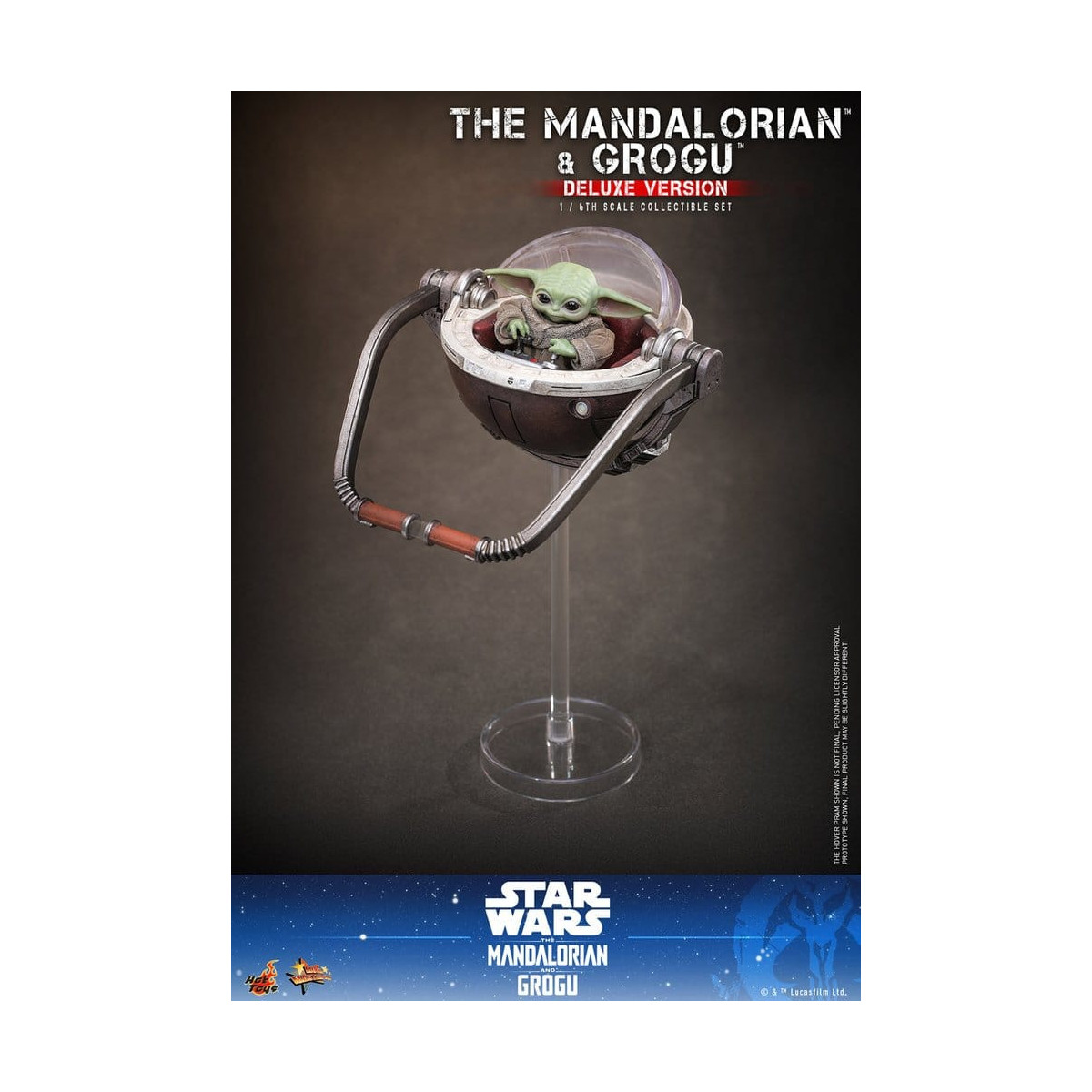 Hot Toys Star Wars - The Mandalorian and Grogu (Deluxe Version) MMS 1/6 - Star Wars: The Mandalorian & Grogu