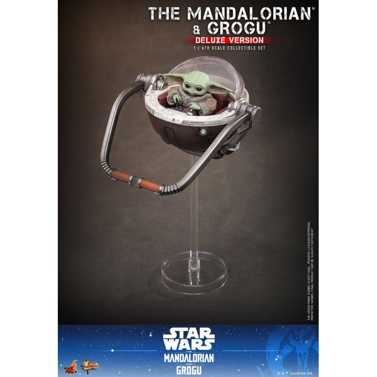 Hot Toys Star Wars - The Mandalorian and Grogu (Deluxe Version) MMS 1/6 - Star Wars: The Mandalorian & Grogu