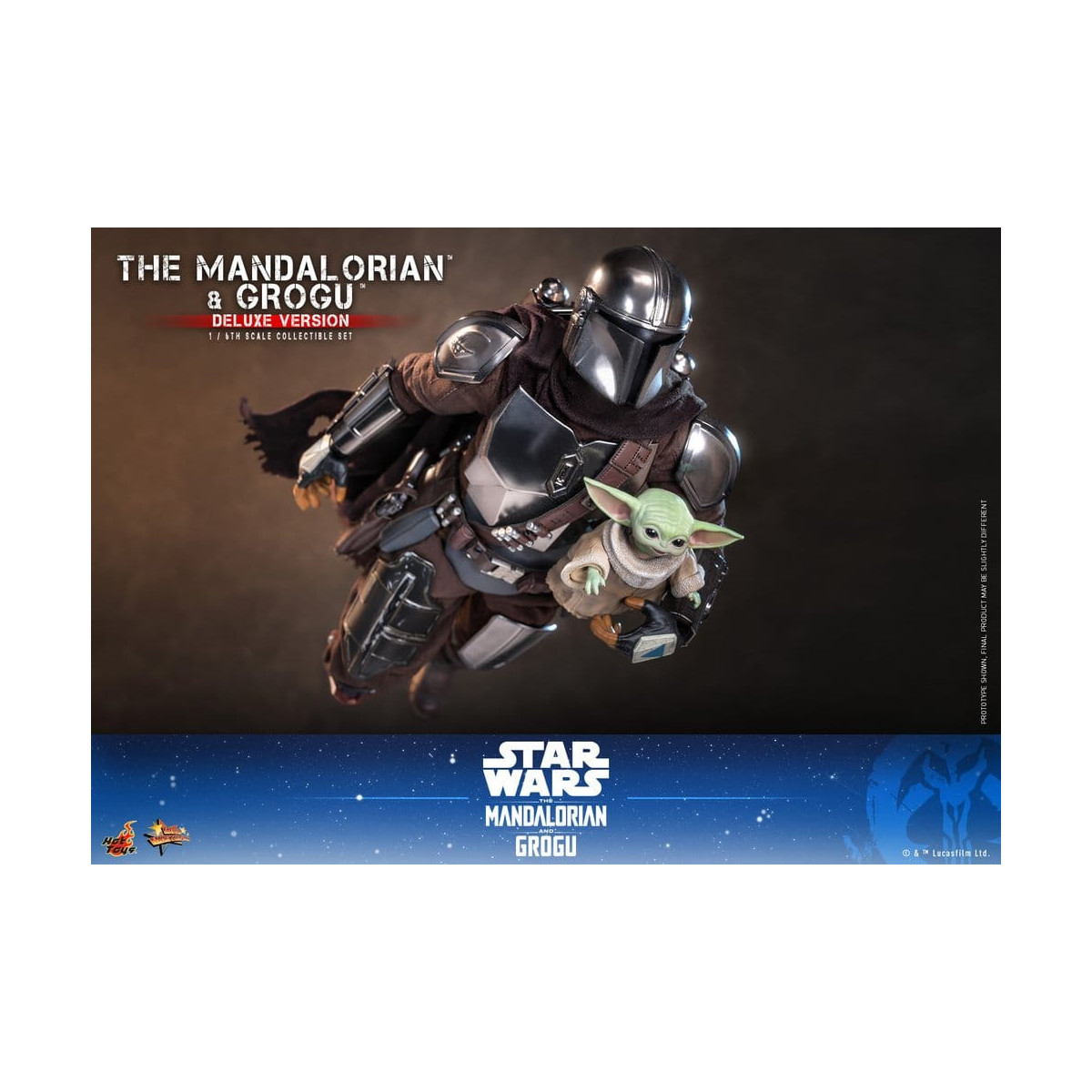 Hot Toys Star Wars - The Mandalorian and Grogu (Deluxe Version) MMS 1/6 - Star Wars: The Mandalorian & Grogu