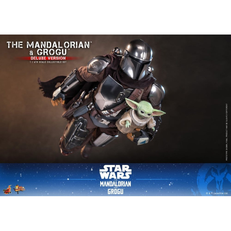 Hot Toys Star Wars - The Mandalorian and Grogu (Deluxe Version) MMS 1/6 - Star Wars: The Mandalorian & Grogu
