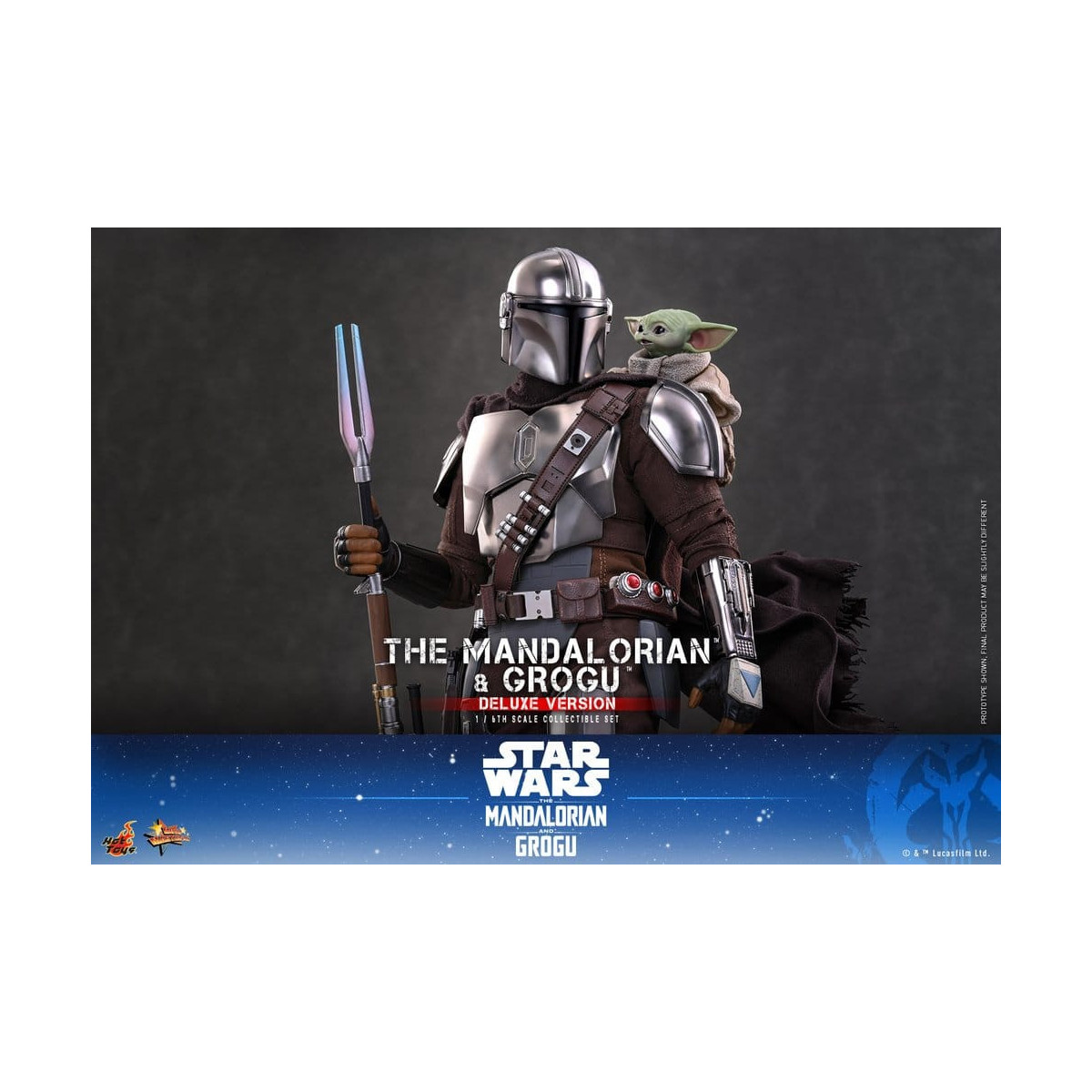 Hot Toys Star Wars - The Mandalorian and Grogu (Deluxe Version) MMS 1/6 - Star Wars: The Mandalorian & Grogu