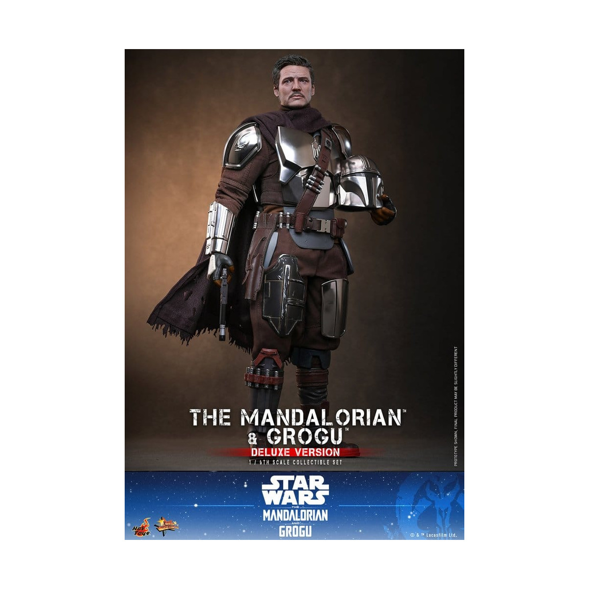 Hot Toys Star Wars - The Mandalorian and Grogu (Deluxe Version) MMS 1/6 - Star Wars: The Mandalorian & Grogu