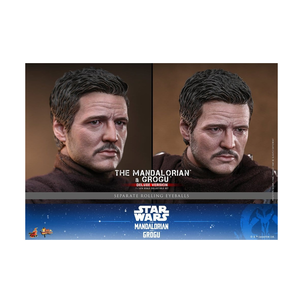 Hot Toys Star Wars - The Mandalorian and Grogu (Deluxe Version) MMS 1/6 - Star Wars: The Mandalorian & Grogu