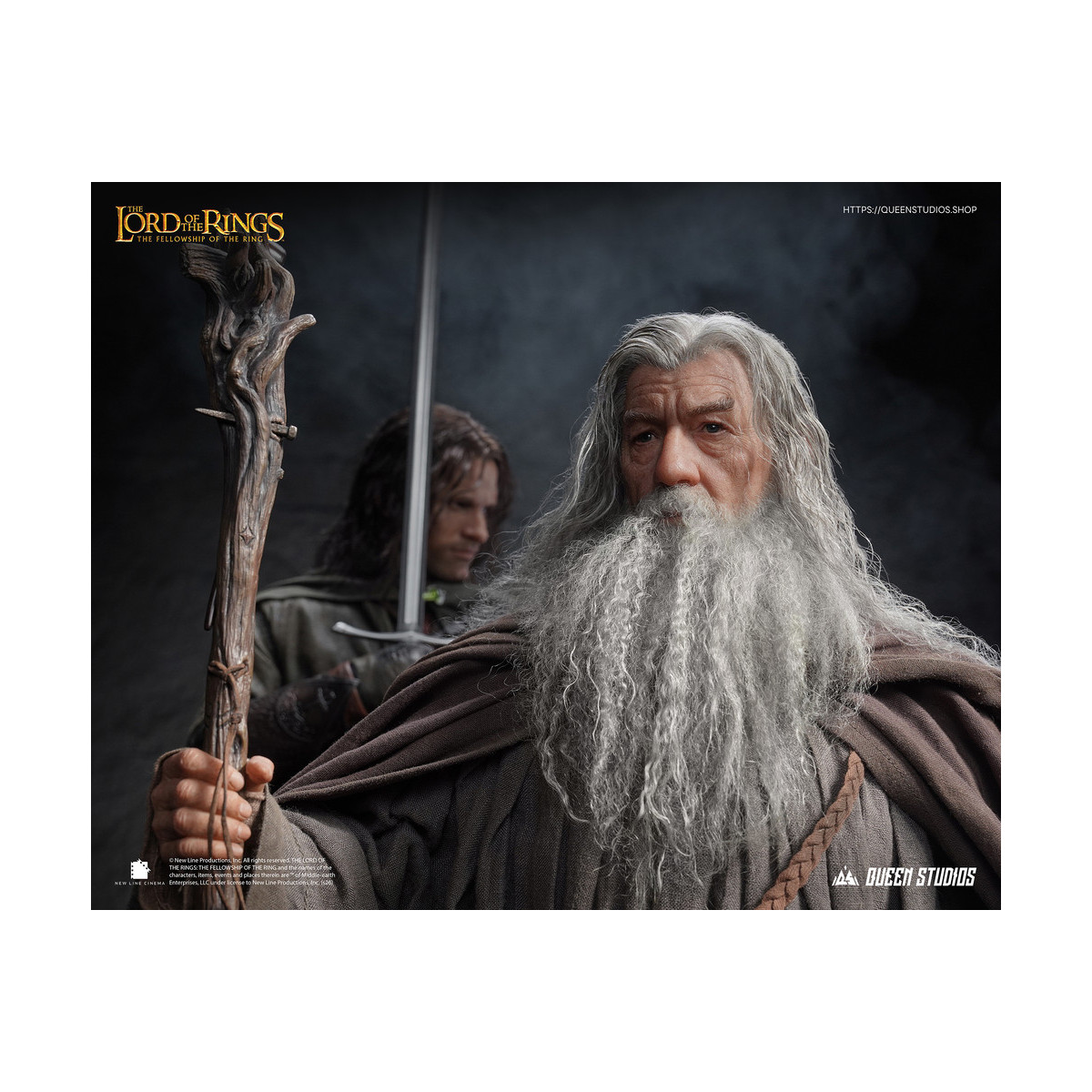 Queen Studios - Gandalf The Grey 1/3 Scale Statue - The Lord of the Rings: The Fellowship of the Ring