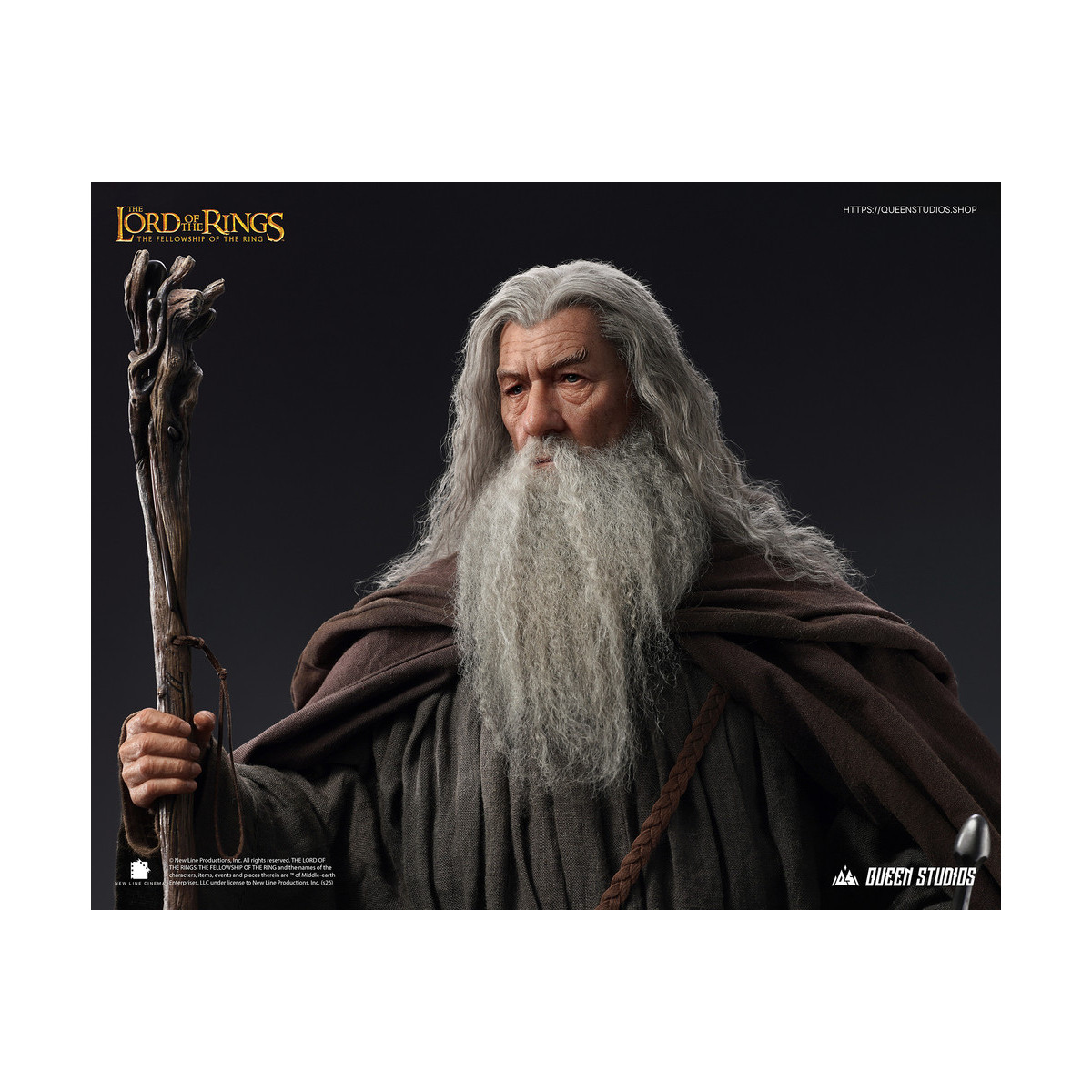 Queen Studios - Gandalf The Grey 1/3 Scale Statue - The Lord of the Rings: The Fellowship of the Ring