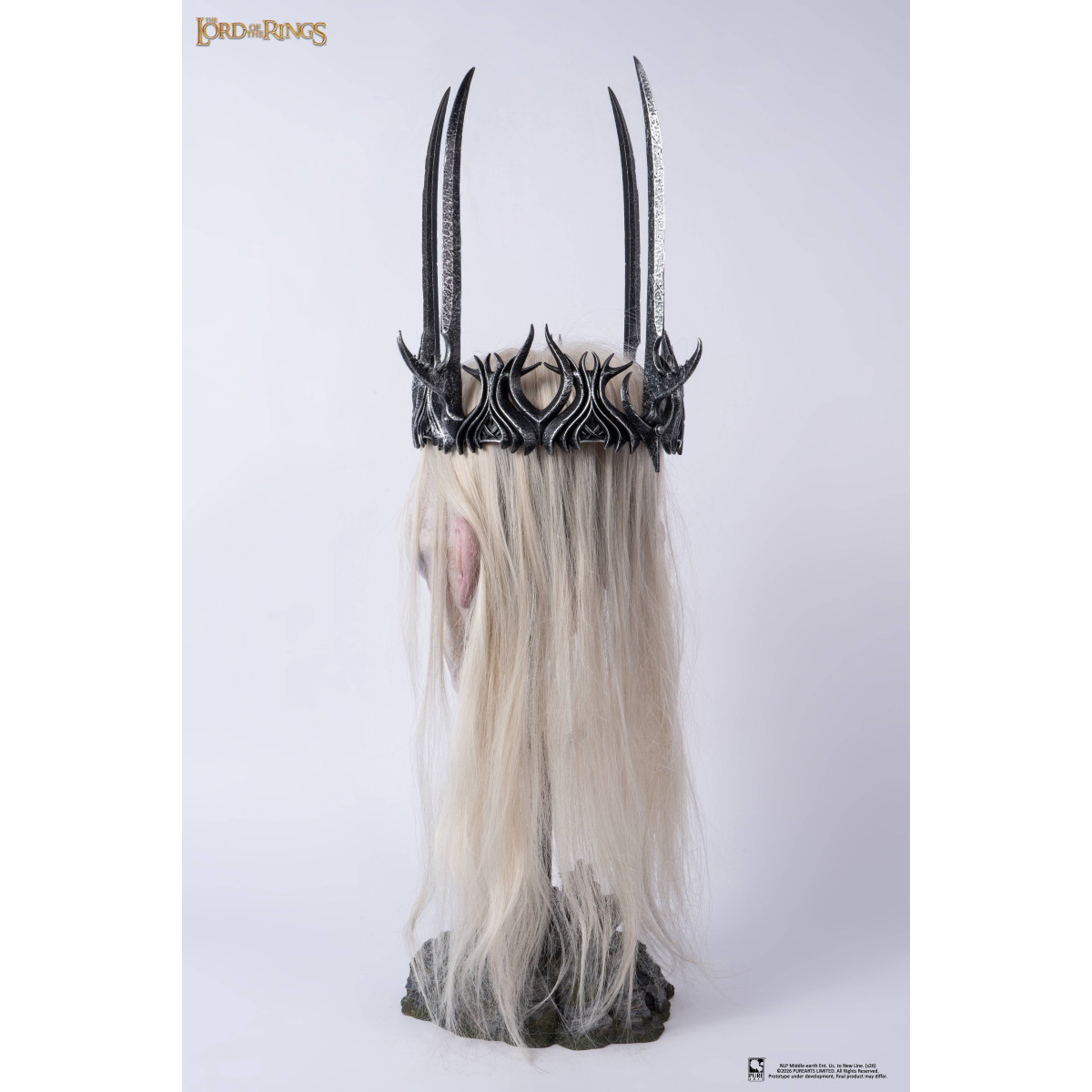 Pure Arts LOTR Crown of Gondor 1:1 Scale Art The Mask Statue - Lord of the Rings The Return of the King Figurine