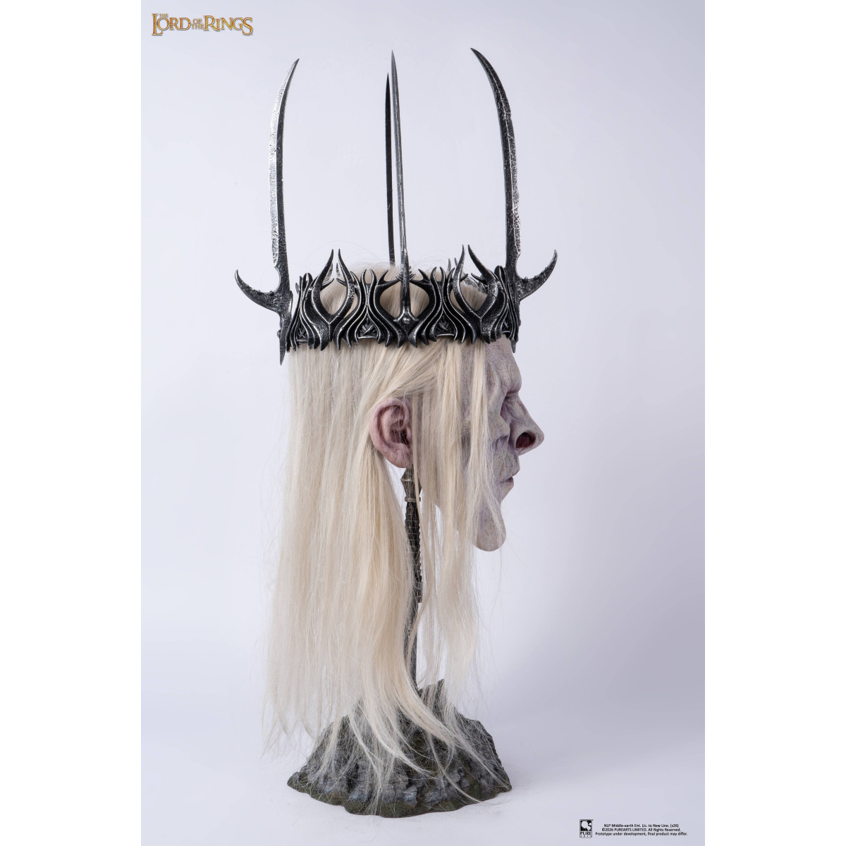 Pure Arts LOTR Crown of Gondor 1:1 Scale Art The Mask Statue - Lord of the Rings The Return of the King Figurine