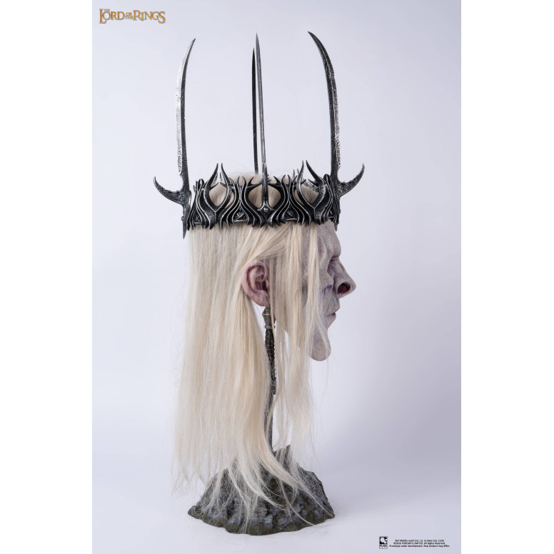 Pure Arts LOTR Crown of Gondor 1:1 Scale Art The Mask Statue - Lord of the Rings The Return of the King Figurine